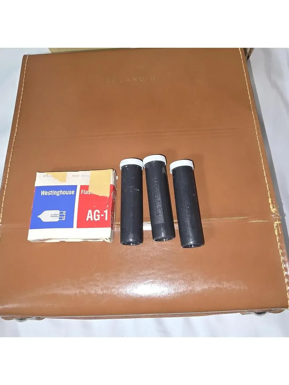 Vintage Polaroid Model J66 Electric Eye Land Camera Kit w/ Original Box & Case